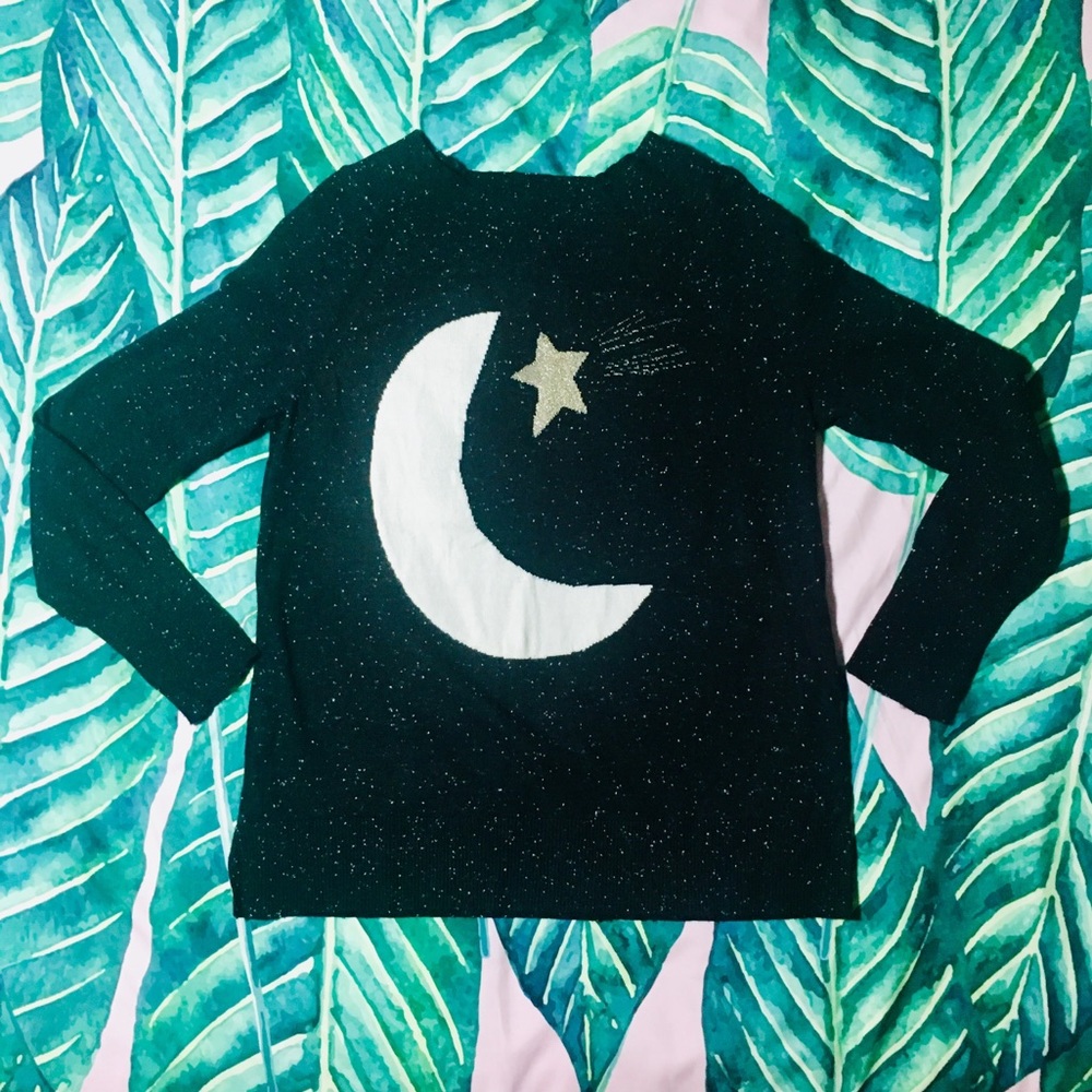 Holiday Shooting Star Sweater size M from Loft